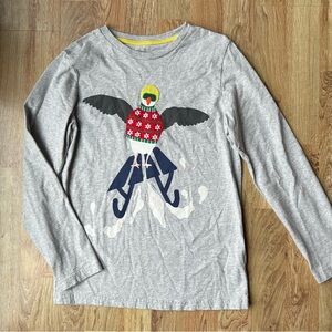 Mini Boden Seagull Christmas Sweater Shirt Size 9-10